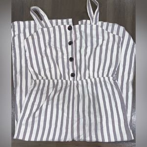 Maurice’s striped jumpsuit